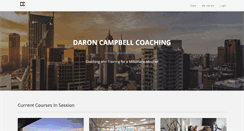 Desktop Screenshot of daroncampbellcoaching.com